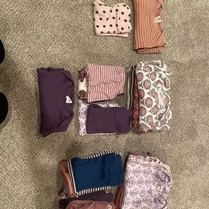 LOT DEAL — 22 ITEMS — Kate Quinn baby girl clothes 0-3 mo, 3-6 mo, 6-12 mo